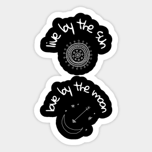 Sun and Moon Sticker